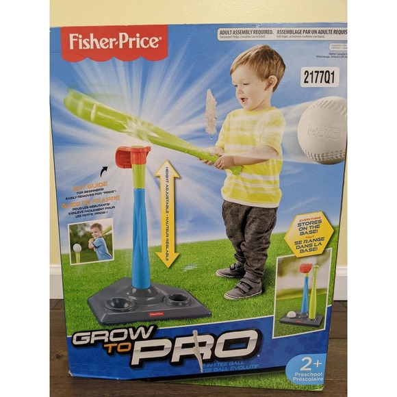 New Fisher Price Grow to Pro 2 in 1 Tee Ball Preschool sport activity - Picture 1 of 7